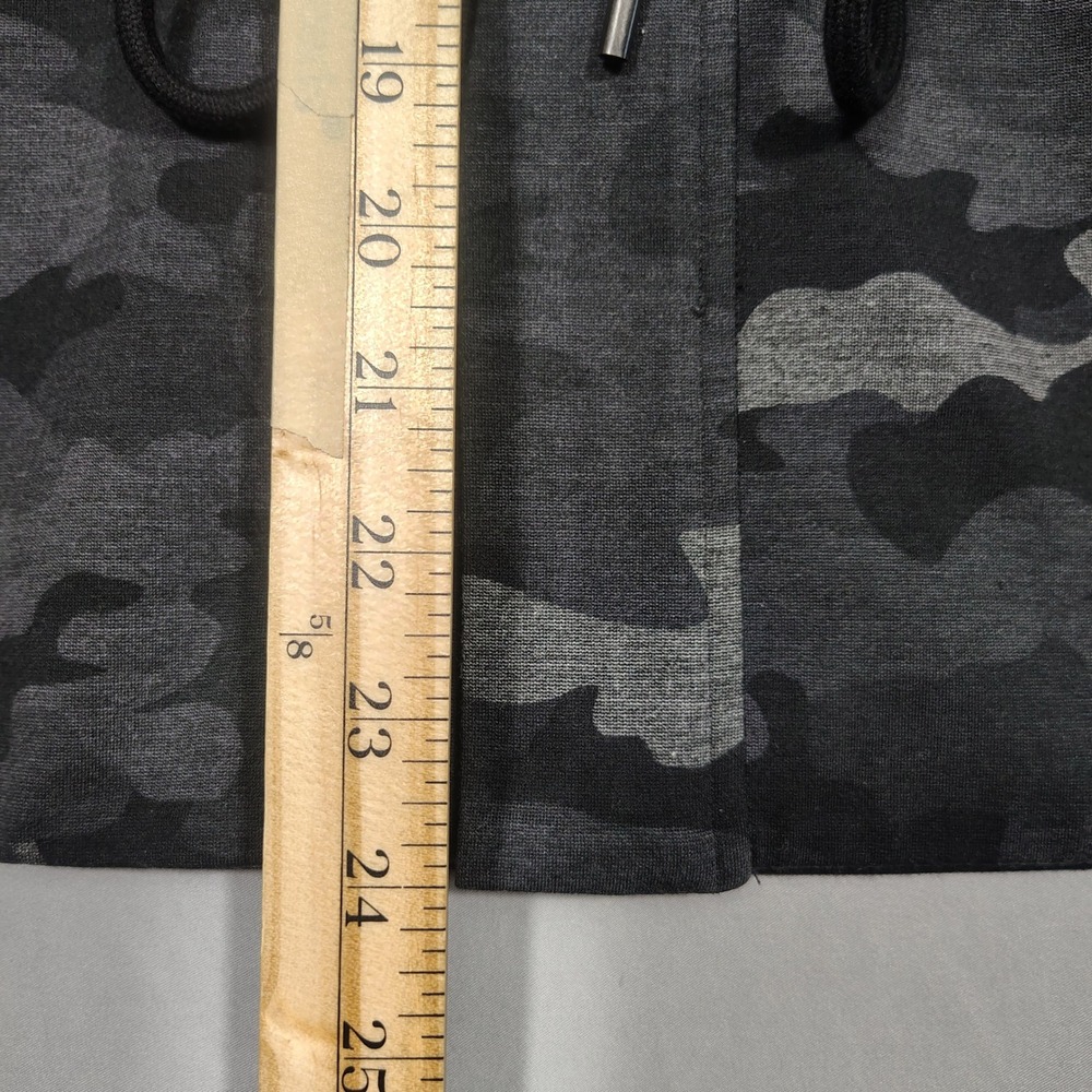 Cabi Jacket Womens S Rayon Camouflage Drawstring Waist Black Grey 3911 Utility - Picture 6 of 10